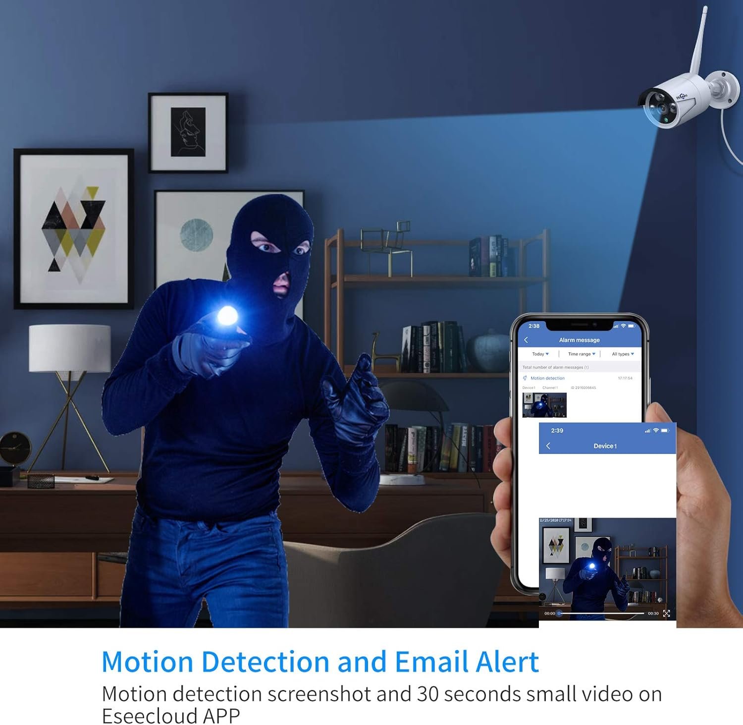 Hiseeu 16CH Wireless Security Camera System with 10.1" Monitor & 1TB HDD | 5MP Outdoor Home Surveillance Kit 8 Hiseeu 16CH Wireless Security Camera System with 10.1" Monitor & 1TB HDD | 5MP Outdoor Home Surveillance Kit - Image 8