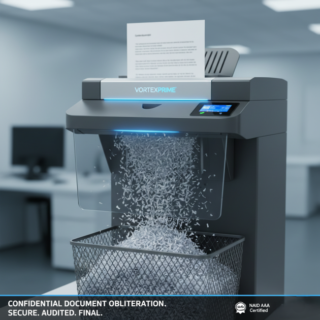 VORTEXPRIME SECURE DATA DISPOSITION DOCUMENTS SHREDDING