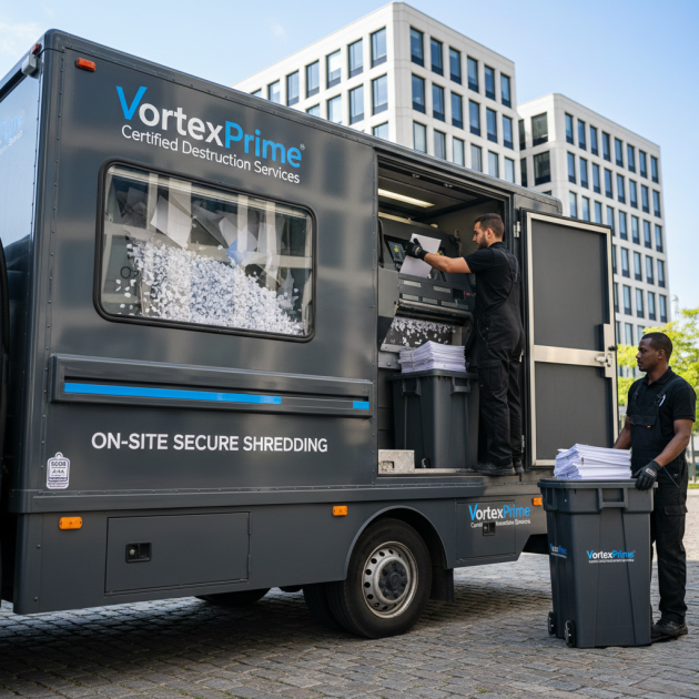 VORTEXPRIME SECURE DATA DISPOSITION ON-SITE SHREDDING